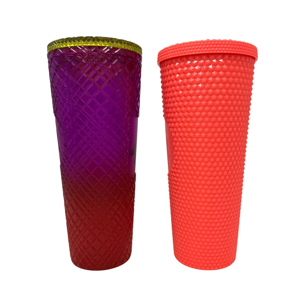 Starbucks Shae Anthony She‎ x This & Pink Dragonfruit Studded Tumbler Set 24oz - Picture 8 of 14